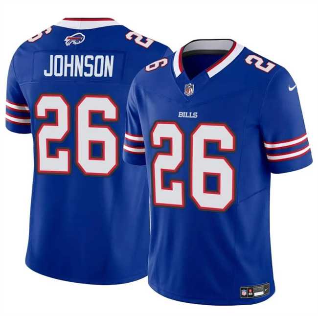 Men & Women & Youth Buffalo Bills #26 Ty Johnson Royal 2024 F.U.S.E. Vapor Untouchable Limited Stitched Jersey Dzhi